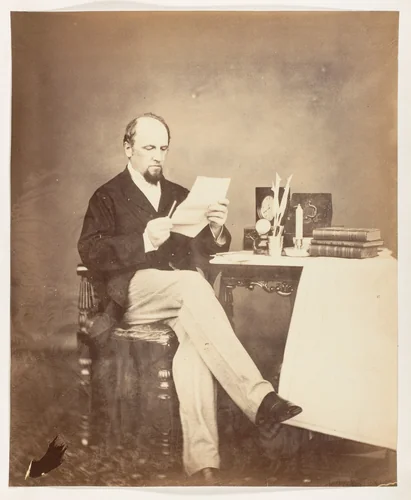 [The Earl Canning, K.G., K.S.I., G.C.B., Calcutta] by Bourne and Shepherd, photograph, 1858-1861