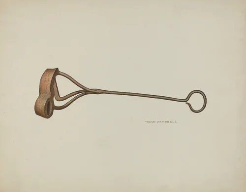 Branding Iron by Rose Campbell-Gerke, index of american design, 1935-1942