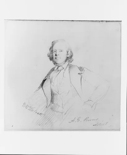 William Walcott (from McGuire Scrapbook) by Alenson G. Powers, artwork, 1817-1867