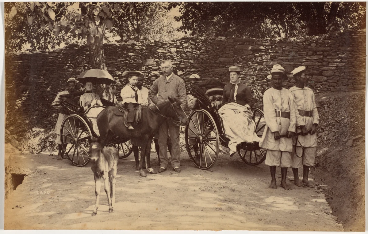 Colonel F. G. Oldham, Shimla by Raja Deen Dayal, photograph, 1887