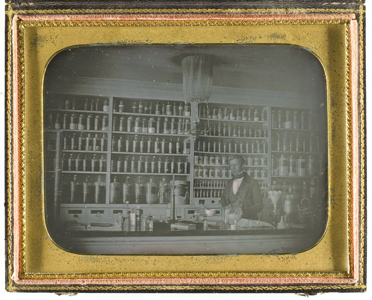S. P. Peck Apothecary by Artist Unknown, photograph, 1845-1860