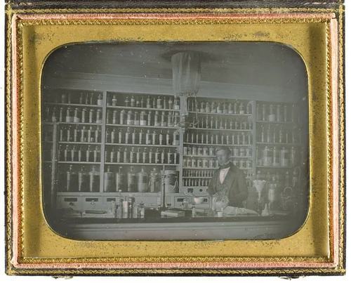 S. P. Peck Apothecary by Artist Unknown, photograph, 1845-1860