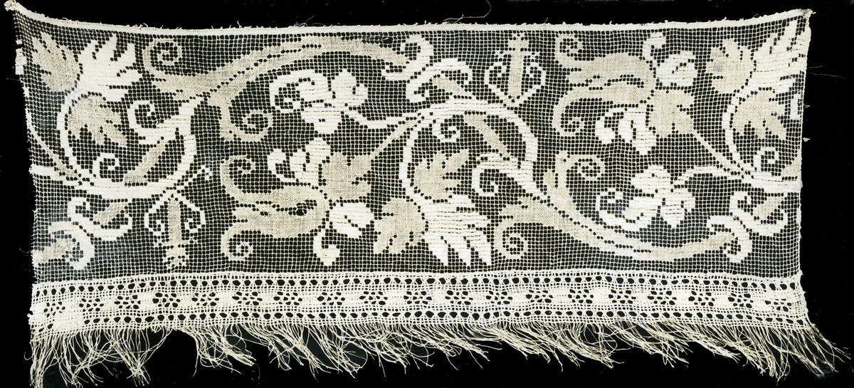 Border by Italy, textile, 1801-1900