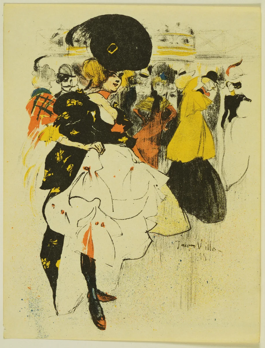 Dancer at the Moulin Rouge (Danseuse au Moulin Rouge) by Jacques Villon, print, 1899