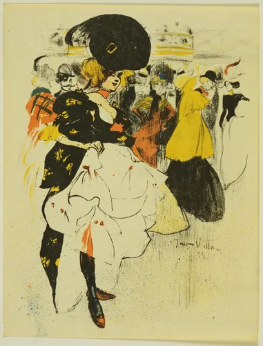 Dancer at the Moulin Rouge (Danseuse au Moulin Rouge) by Jacques Villon, print, 1899