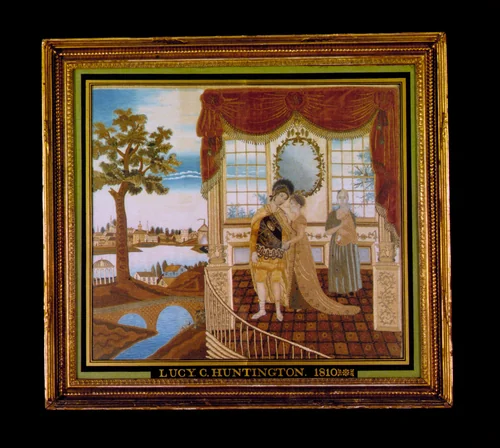 Hector Taking Leave of His Family by Lucy C. Huntington, artwork, 1810