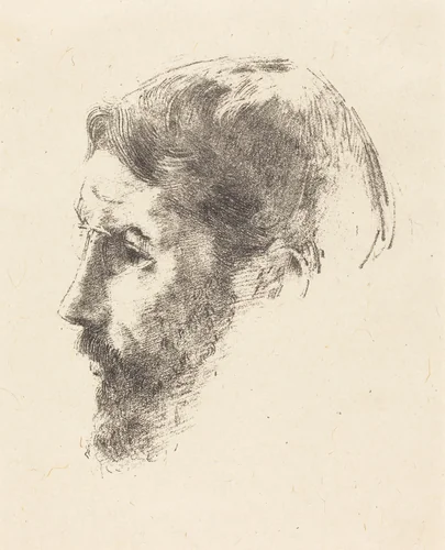 Pierre Bonnard by Odilon Redon, print, 1900