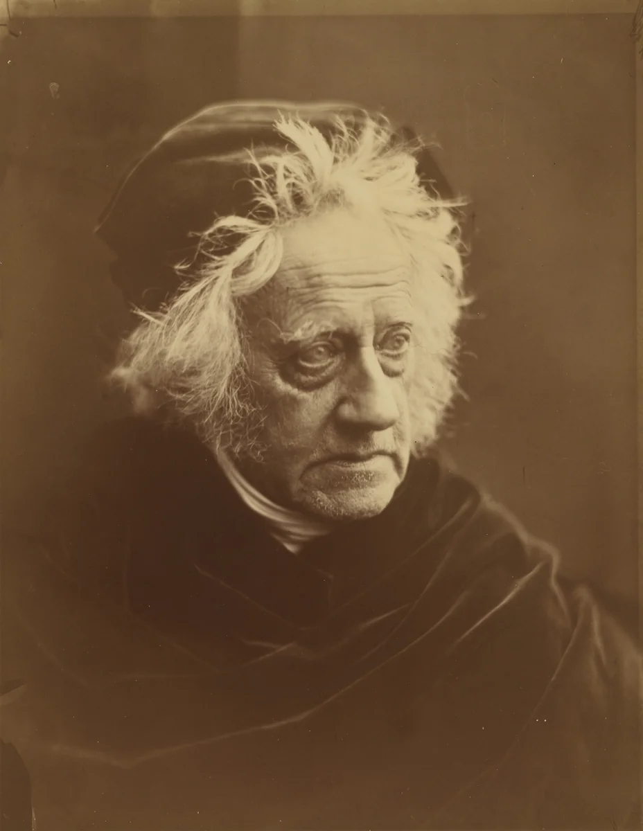 Sir John F. W. Herschel by Julia Margaret Cameron, photograph, 1867