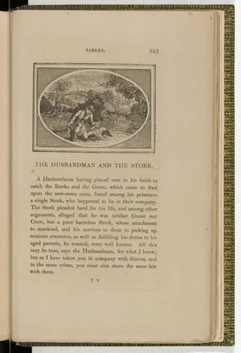 Headpiece (page 345) from The Fables of Aesop by Thomas Bewick, illustrated book, 1818