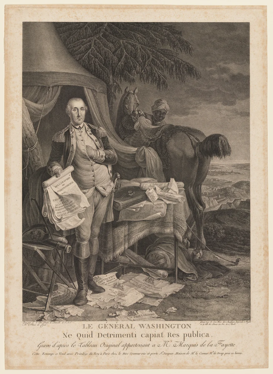 Le Général Washington by Noël Le Mire, print, 1780