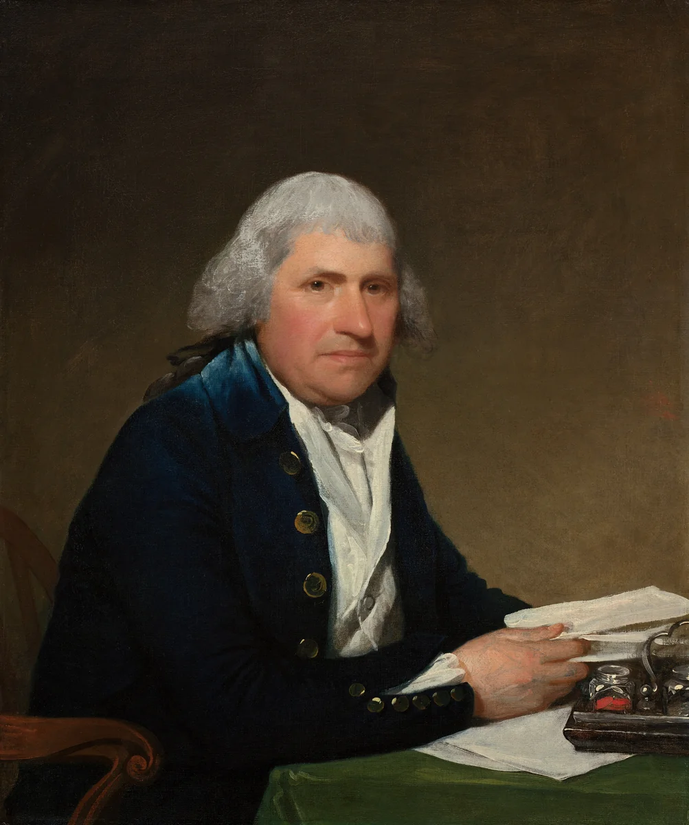 Richard Yates by Gilbert Stuart, painting, 1793-1794