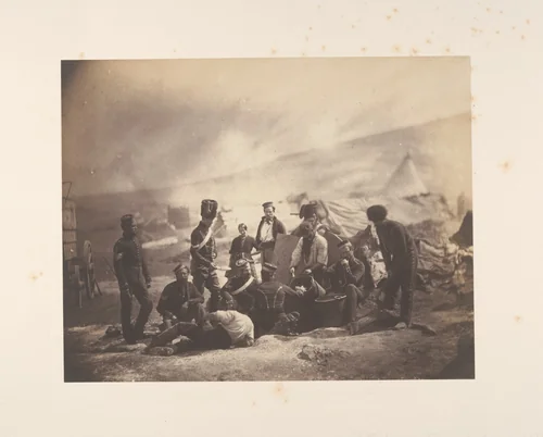 Cooking House of the 8th Hussars by Roger Fenton, photograph, 1855