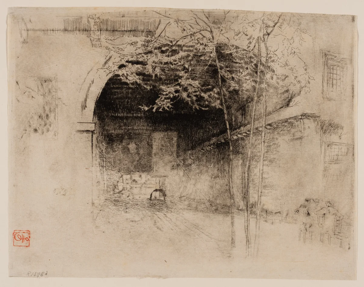 Traghetto by James McNeill Whistler, print, 1879-1880