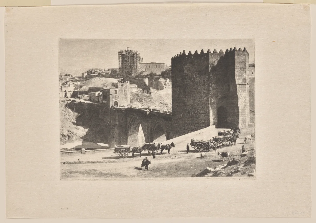 Bridge of St. Martin, Toledo by J. Craig Annan, photograph, 1914