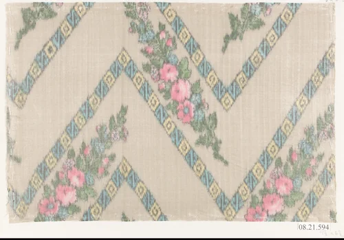 Textile sample by Unknown Designer, textile, 1900