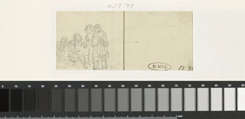 Groepje mensen by Georges Michel, drawing, 1773-1843