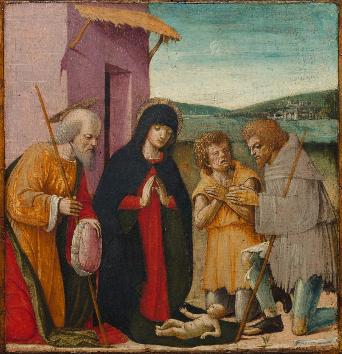 Adoration of the Shepherds by Unknown, painting, 1475-1505