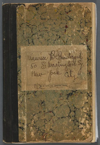 Sketchbook- The Granite Shore Hotel, Rockport by Maurice Prendergast, book, 1916-1919