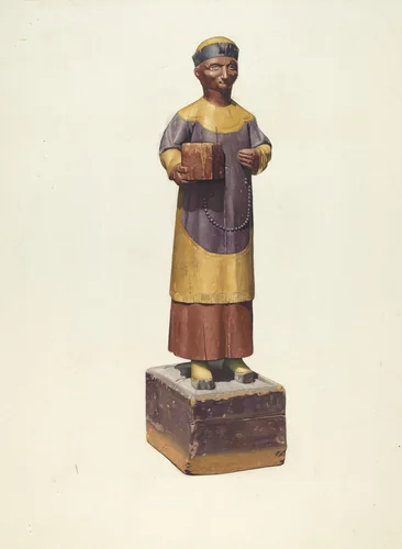 Tea importer's sign by George Constantine, index of american design, 1937