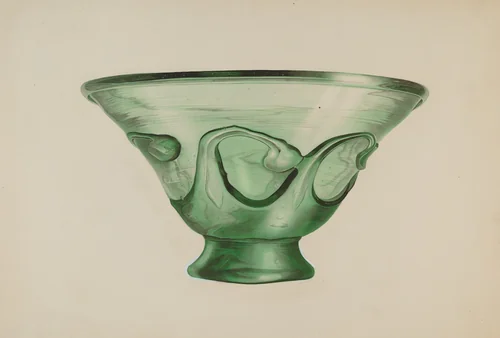Bowl by Isidore Steinberg, index of american design, 1939