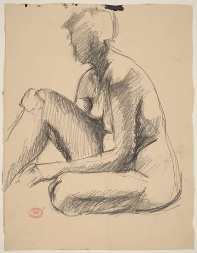 untitled [recto] by Richard Diebenkorn, drawing, 1955-1967