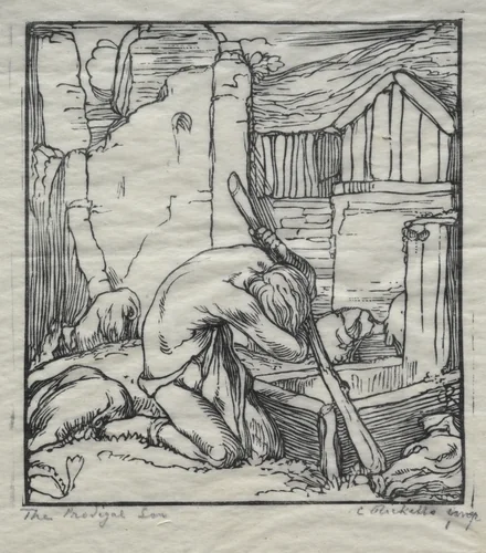 The Prodigal Son by Charles de Sousy Ricketts, print