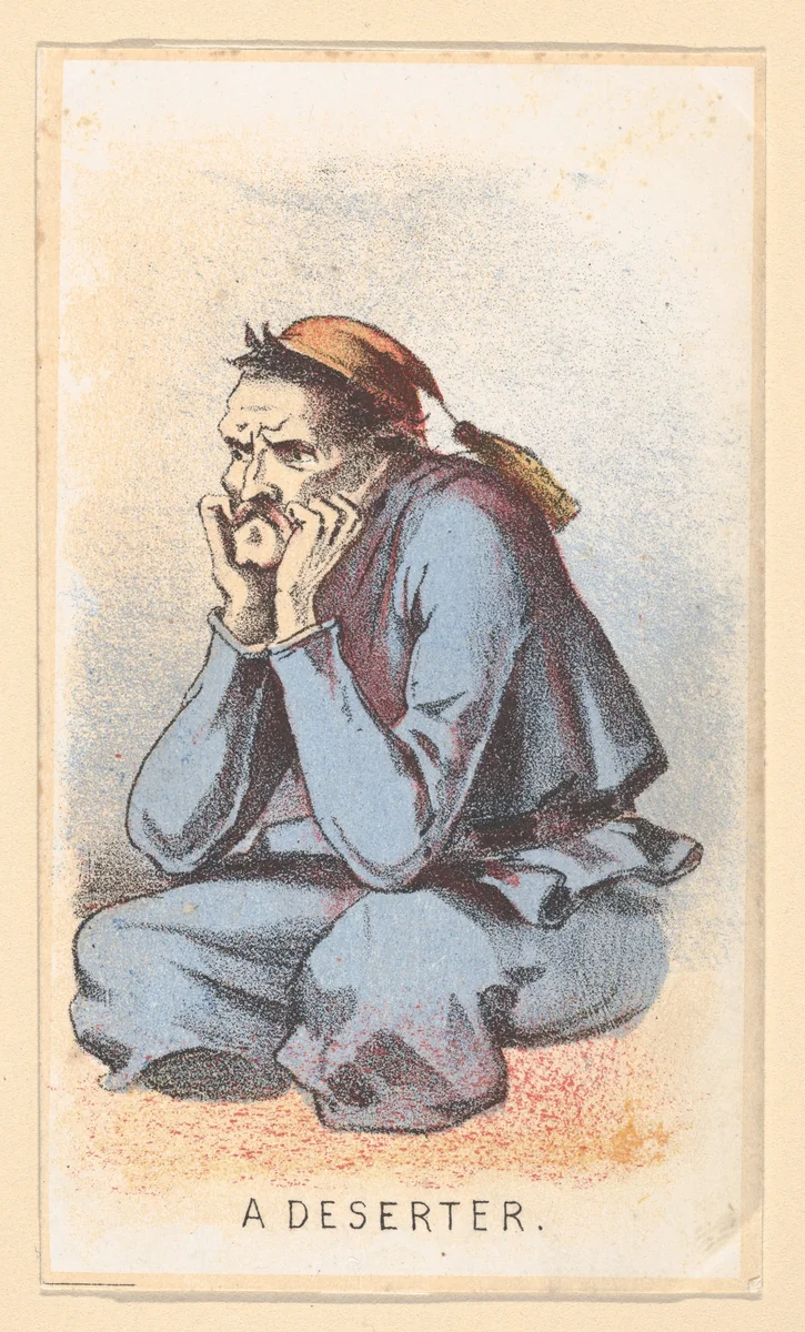 Life in Camp, Part 2: A Deserter by Winslow Homer, print, 1864