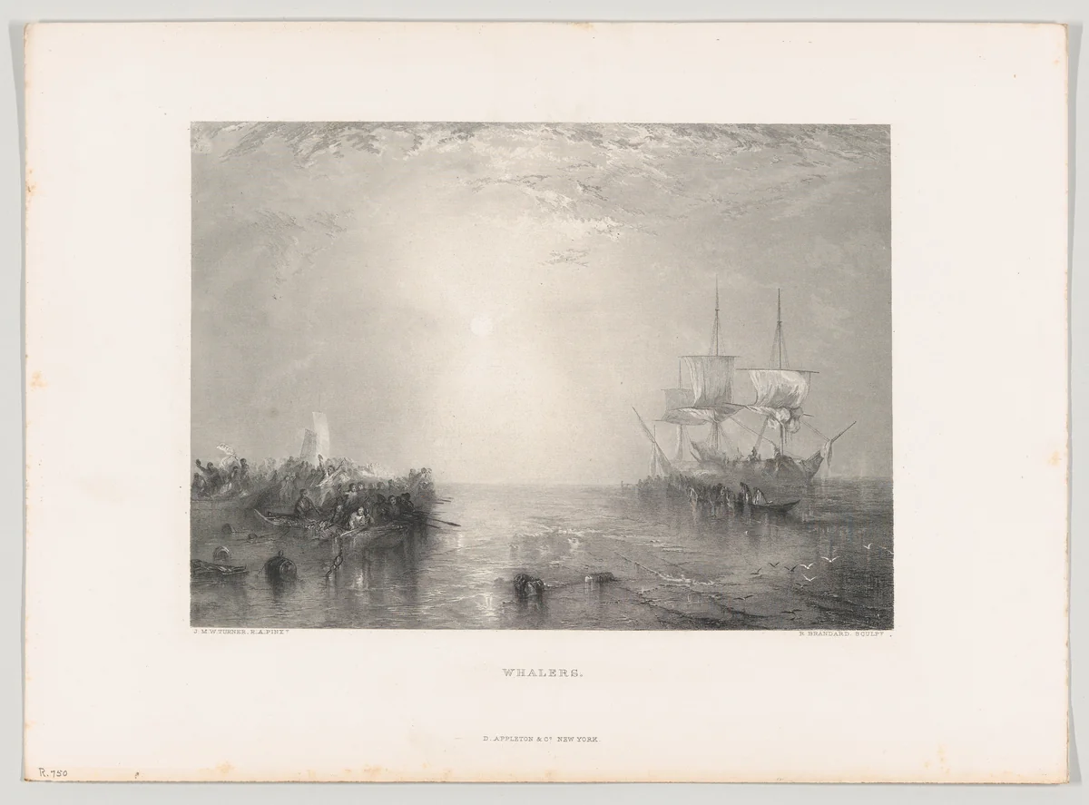 Whalers by Robert Brandard, print, 1879-1880