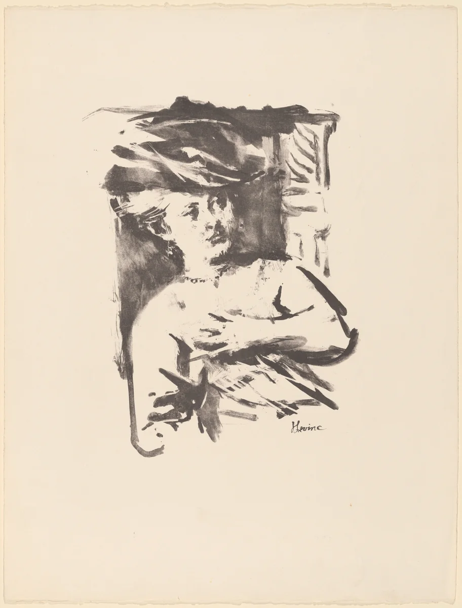 Helene Fourment by Jack Levine, print, 1965