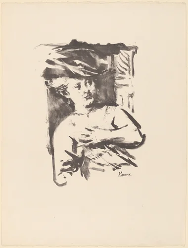 Helene Fourment by Jack Levine, print, 1965
