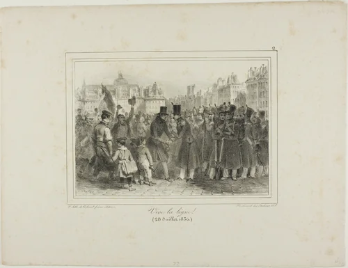 Long Life to the Troops! by Denis Auguste Marie Raffet, print, 1830