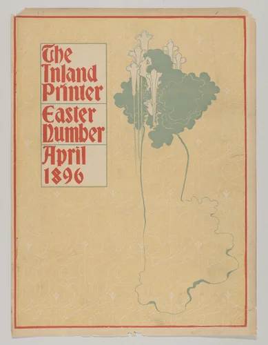 Cover: The Inland Printer, The Easter Number by anonymous, print, 1896