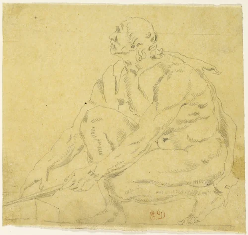 Copy by Eugène Delacroix, drawing, 1818-1863