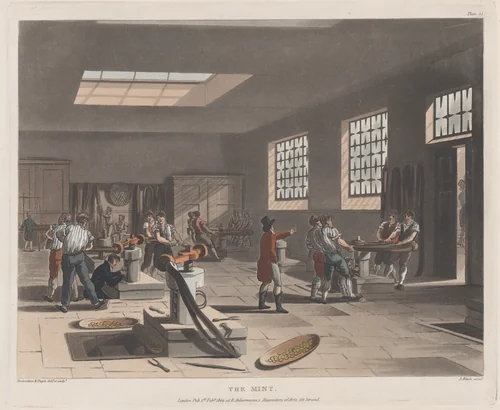 The Mint by Thomas Rowlandson, print, 1809