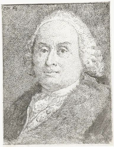 Portret van Giovanni Battista Tiepolo by Giovanni Domenico Tiepolo, print, 1771-1774