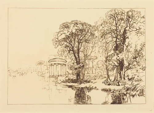 Isleworth by Joseph Turner, print, 1819
