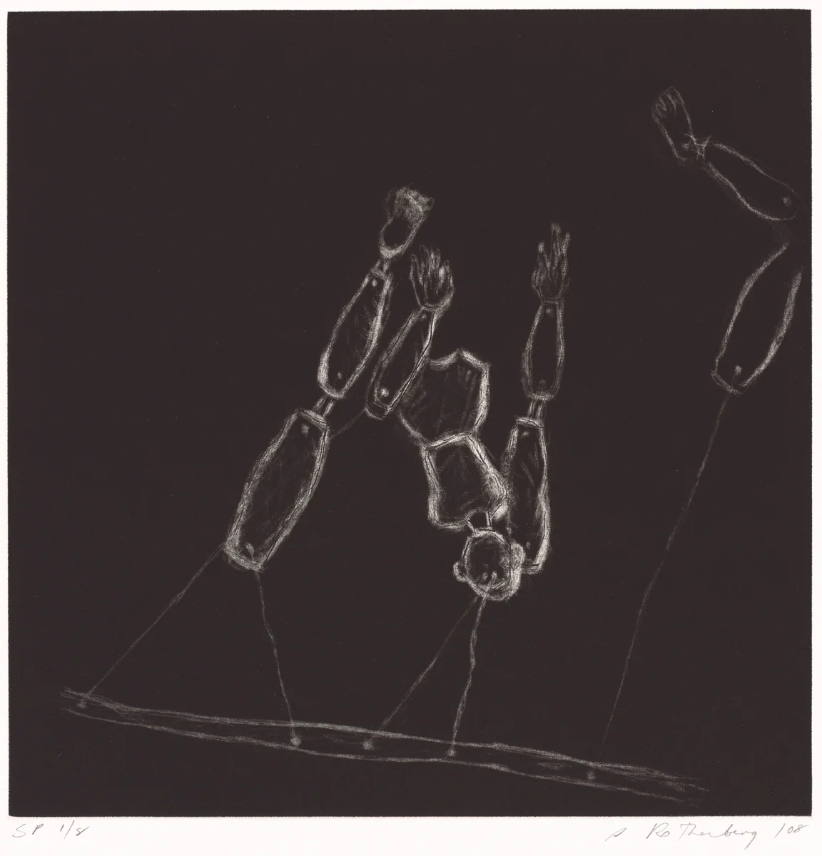 Puppet Series #1 by Susan Rothenberg
Case Hudson
Gemini G.E.L., print, 2008