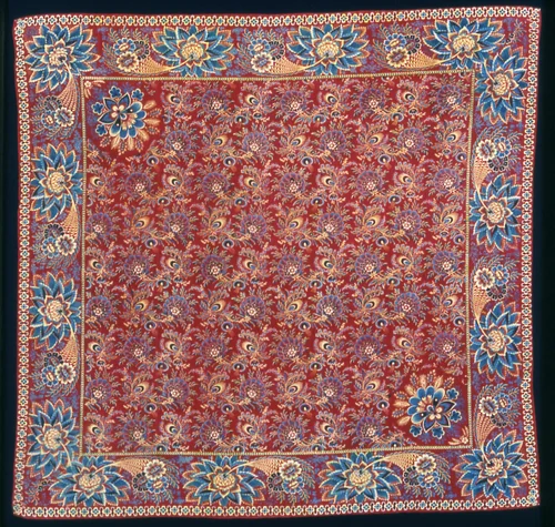 Handkerchief by France, Alsace, textile, 1801-1825