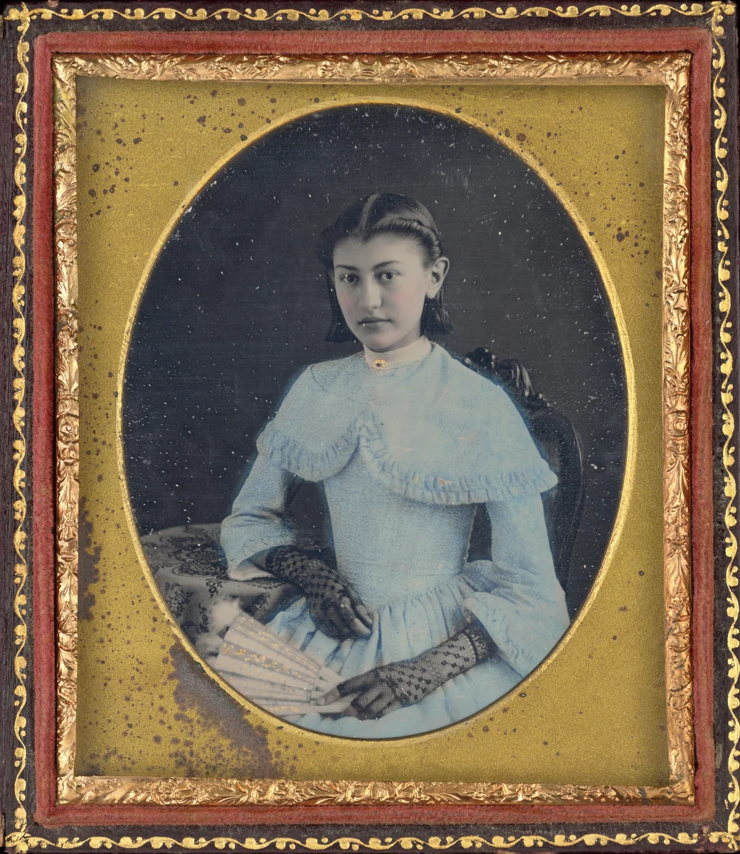 Portrait of a Woman by American 19th Century, photograph, 1850-1859
