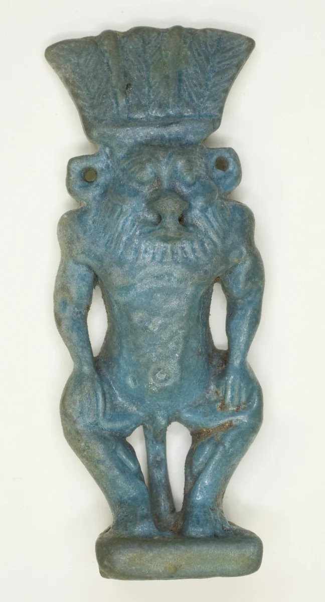 Amulet of the God Bes by Egyptian, metalwork, -1069--332