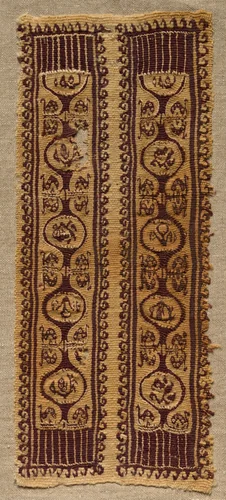 Fragment, Sleeve Ornament from a Tunic by Unknown, textile, 400-699