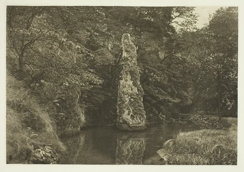 "Pike Pool," Beresford Dale by Peter Henry Emerson, print, 1880-1888