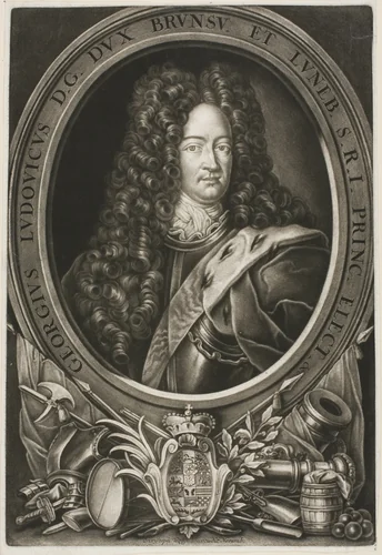 Georg Ludwig, Duke of Braunschweig by Christoph Weigel, print, 1674-1725
