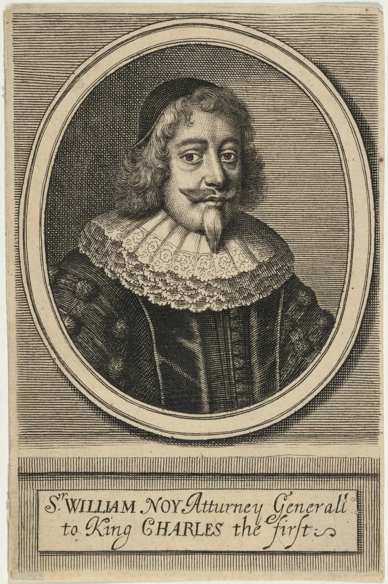 Sir William Noy by William Faithorne, print, 1674