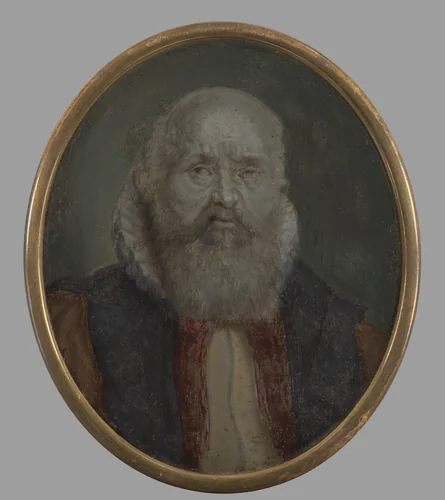 Bonaventura Vulcanius (1583-1614). Humanist en hoogleraar Grieks aan de Universiteit Leiden by Arnoud van Halen, painting, 1700-1720