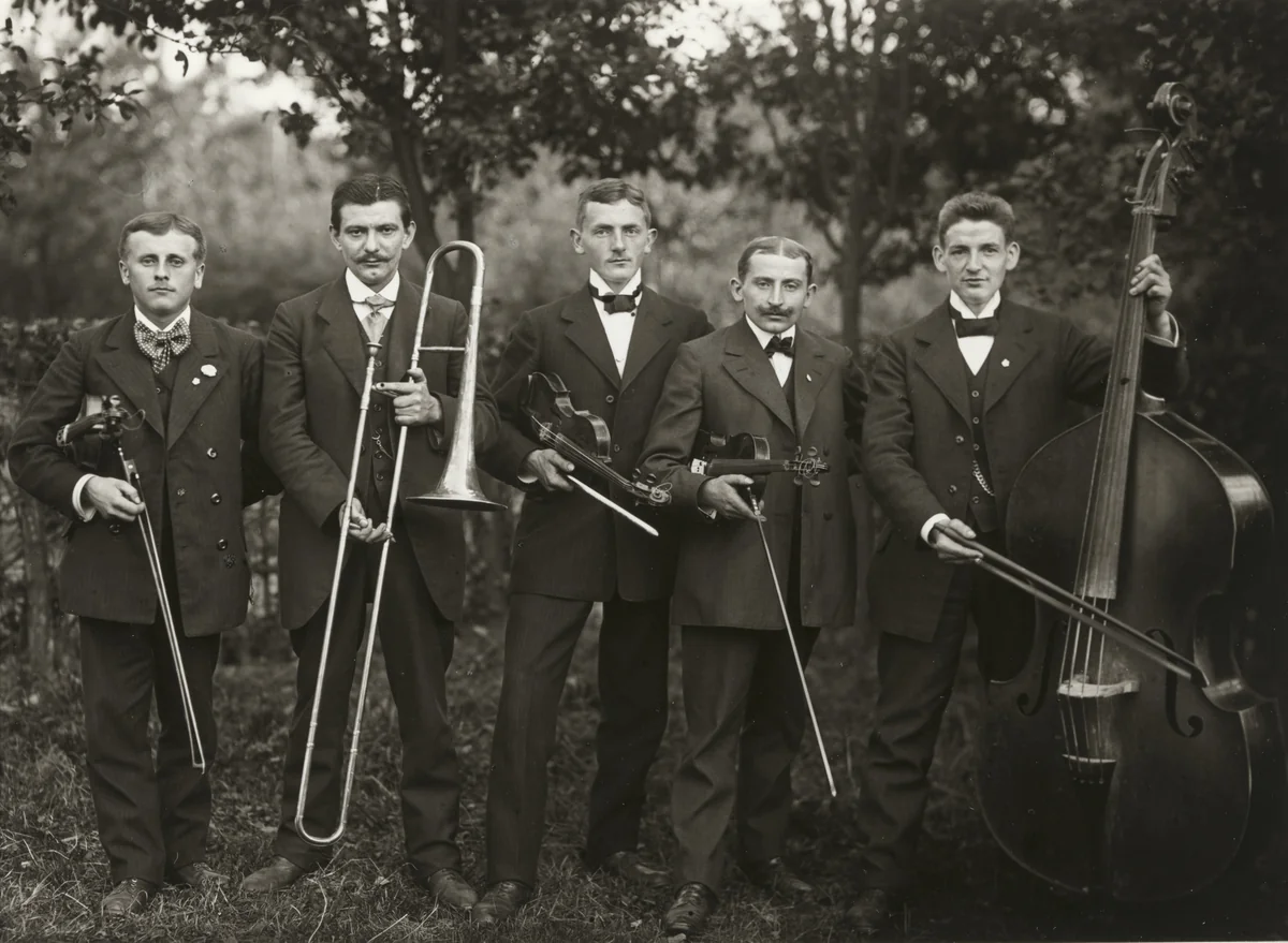 Country Band by August Sander, photograph, 1913