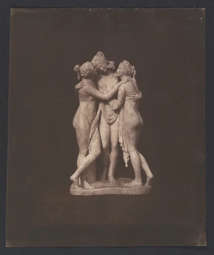 Statuette of the Three Graces by William Henry Fox Talbot, photograph, 1840-1849