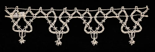 Bobbin Lace Edging with Points by Unknown, textile, 1540-1560