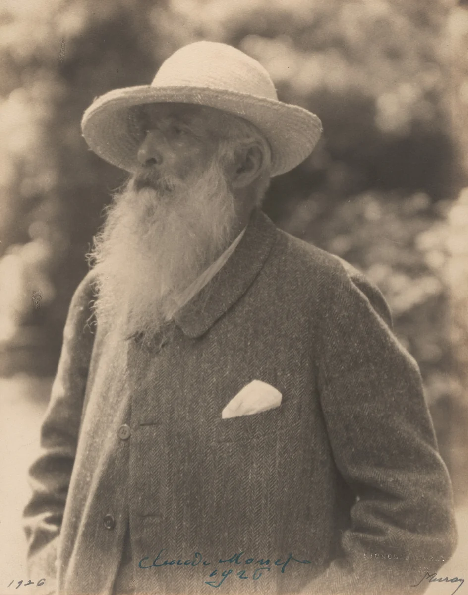 Claude Monet by Nickolas Muray, photograph, 1926