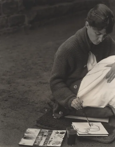 Georgia O'Keeffe by Alfred Stieglitz, photograph, 1918